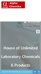 Mobile Screenshot of alphalabchem.com